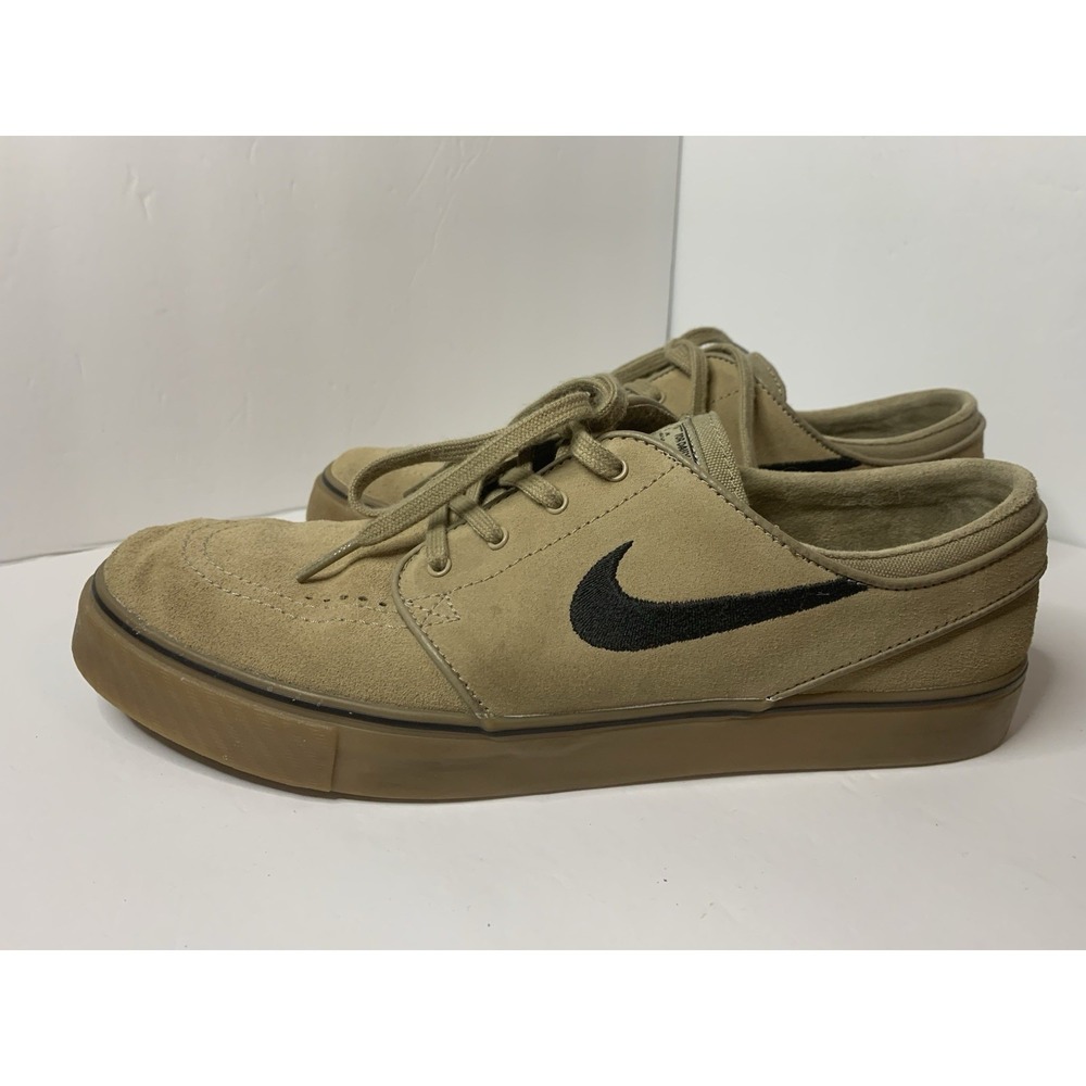 Nike SB Stefan Janoski 2015 Canvas Soft Tan Gum Mens Skate Shoes Size 10.5